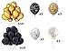 43 Pack Graduation Party Supplies 2018 - Grad Balloons Black, Gold, and Silver Decorations or Decor for College, High School