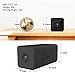 Luowice Hidden Camera Mini Spy Camera Indoor WiFi 1080P HD Wireless Portable Small Nanny Cam with Two-Way Audio and Night Vision Motion Detection IP Security Camera Built-in Battery Cloud Storage, Black