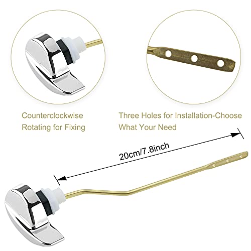 Toilet Flush Lever Handle Universal Toilet Handle Replacement for