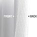 jinchan Kitchen Curtains Waffle-Weave Valance for Kitchen Bathroom Waffle Woven Textured Window Treatment 1 Panel W60 x L18 White