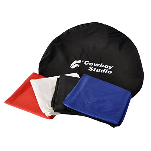 CowboyStudio 48-Inch Photo Studio Soft Box Lighting Tent - 4 Chroma Key Backdrops