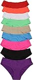 ToBeInStyle Women's Pack of 6 Laser Cut Brief Panties