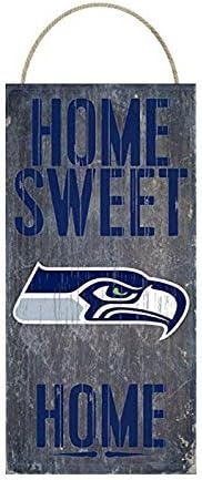 Seattle Seahawks Home Sweet Home Distressed Vintage Sign for Football Sports Fan Wall Decor CHOOSE YOUR TEAM!!! (Seahawks)