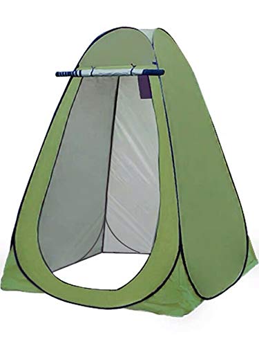 Shower Privacy Toilet Tent Beach Portable Changing Dressing Camping Pop Up tents Room Sun Sunshade Baby Outdoor Backpack Shelter Canopy (GREEN)