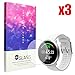 for Polar Ignite Screen Protector, Lamshaw 9H Tempered Glass Screen Protector for Polar Ignite Fitness Watch (3 Pack)