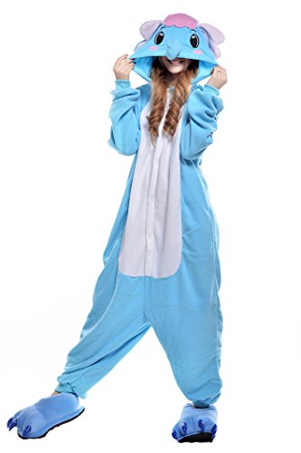 NEWCOSPLAY Halloween Elephant Pajamas Homewear OnePiece Cosplay Costume Lounge Wear