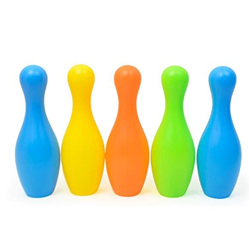 image for Bigbuyu Kids Plastic Bowling Play Set 10 Pins 2 Balls Mini Bowling Set