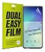 Ringke Dual Easy Film [2 Pack] Compatible with Galaxy S10 (6.1") High Resolution [Support Ultrasonic Fingerprint] Easy Application Case Friendly Screen Protector for Galaxy S10 (2019) primary