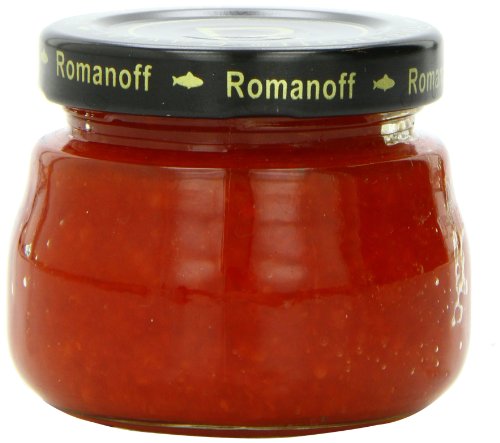 Romanoff Caviar Vodka Red Lumpfish Caviar, 2-Ounce Jars (Pack of 4)