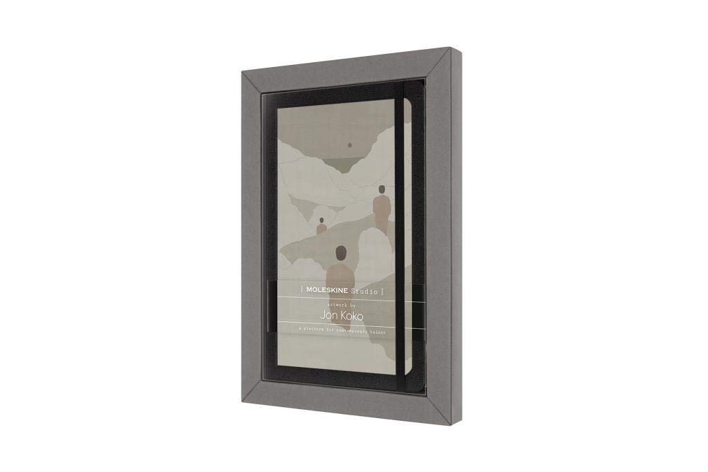Moleskine - Moleskine Studio Collection Notebook, Blank Paper Notebook, Artist Jon Koko, Hard Cover, Large Size 13 x 21 cm, 240 Pages