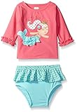 Mud Pie Baby Girls' Swimsuit Two Piece, Mermaid, 0-6 Months