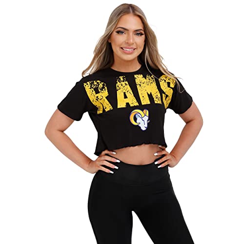 FOCO NFL Los Angeles Rams Women's Distressed