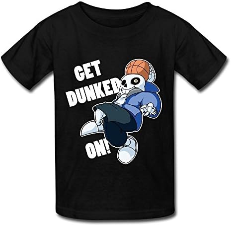 Funny Undertale Sans Get Dunked On Tee Black for Youth