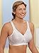 Glamorise Women's Full-Figure Sports Bra, White, 42DD