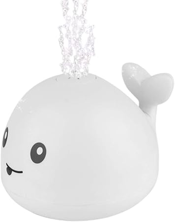Amazon お風呂おもちゃ 水スプレーおもちゃ 水スプレークジラ 噴水おもちゃ 水遊びおもちゃ お風呂 おもちゃ シャワーおもちゃ 噴水クジラ 音楽 Ledライト付き お風呂遊び 超おもしろい 可愛い 子供 幼児 風呂 ホワイト お風呂用おもちゃ おもちゃ