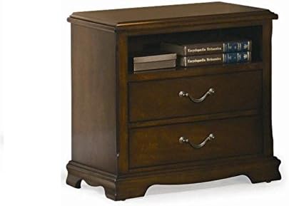 New Spec Albany Wodden 2 drawer Nite Stand, Dark Oak
