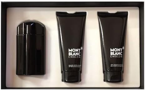 [Bella Bella Boutique] Mónt Blánc Emblém Gift Set 3.3 oz. EDT Spray + 3.3 oz. After Shave + 3.3 oz. Gel