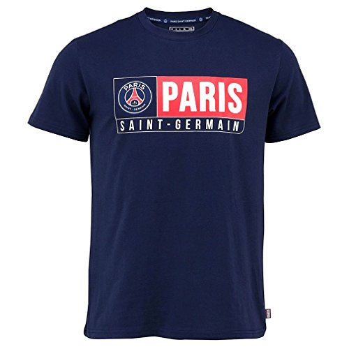 PSG - Official Paris Saint-Germain 'Paris' Men's T-Shirt - Blue (M)