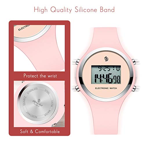 4 Digital+Elegant+Waterproof+Stopwatch+Functional