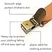 Yienws Y-Sharp Pants Suspenders Boys, Brown 3 Clasp Strap, Brown, Size One Size