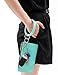 LATEEFAH Wristlet Keychain Keyring Bracelet Bangle - Round Circle Key Ring Bracelet Leather Tassel Bracelet Holder For Women Girls