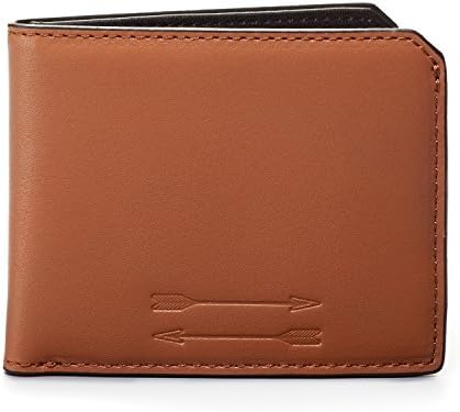 Uri Minkoff Men's Dark Saddle Vachetta Leather Wallet
