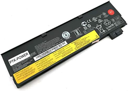 PTK-POWER 3Cell 24Wh 01AV427 01AV428 01AV423 Notebook Battery Replacement for Lenovo Thinkpad T470 T480 T570 T580 P51S P52S Laptop Batteries