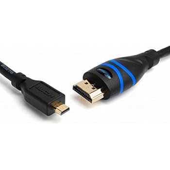BlueRigger Micro HDMI to HDMI Cable (10 Feet, 4K 60Hz Ultra HD, Black)