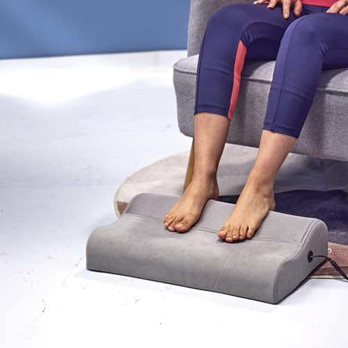 Power Therapy Colchón Masajeador con 3 velocidades Power Med 3 tipos de Masaje Colchoneta Multifuncional con Terapia de Vobración, Calor Infrarojo y Masaje Tipo Shiatsu Color Gris