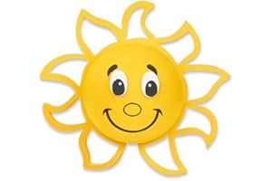 Tenna Tops Happy Florida Sun Sunshine Car Antenna Topper/Auto Mirror Dangler/Cute Dashboard Accessory