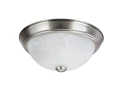 Aspen Creative 63013-1A Two-Light Flush Mount in