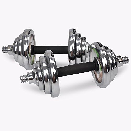 Crystal SJ-222 Gym Equipments Body Building Exercise Electroplating Dumbbell