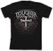 My Savior is Tougher than Nails 3 - Christian Shirt (X-Large), Black