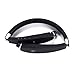 Bluetooth Headset, {Creative Design} Wireless V4.1 Foldable & Retractable Neckband Headphones -Black