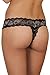 Rene Rofe Women's Crotchless Lace Thong Panty