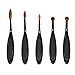 Makeup Brushes, Ranphykx 10pcs Oval Makeup Brush Set Professional Toothbrush Set for Powders, Concealer, Contours, Foundation, Eyeshadow and Eyeliner