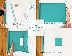 Wrap Buddies Tabletop Gift Wrapping Tool - Two