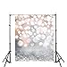 DODOING 3x5ft Hazy Bubble Vinyl Photography Backdrop Customized Newborn Baby Birthday Photo Background Studio Prop Light Glitter Bokeh
