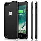 iPhone 7 Plus Battery Case,iPosible Extra Slim Rechargeable Protective Charging Case 4000mAh,Portable Charger Cover with LED Indicator for iPhone 7 Plus (5.5 inch)