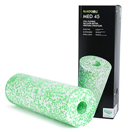 BLACKROLL® MED 45 Faszienrolle (45 cm x 15 cm), weiche Massagerolle für schmerzempfindliche Menschen, Fitness-Rolle für schonende Massage, ideal für z