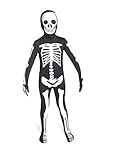 Glow Skeleton Morphsuit Kids Costume Small