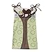 Lambs & Ivy Treetop Buddies Jungle Animal 4 Piece Crib Bedding Set, Brown/Green