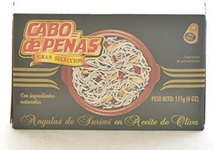 Cabo De Peaas Surimi Baby Eels in Olive Oil