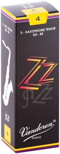 Vandoren "ZZ" Tenor saxophone reeds, box of 5 - Strength 4