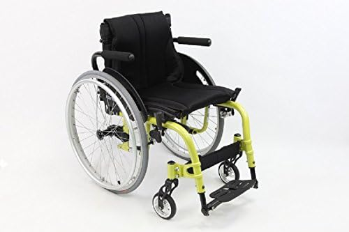 Karman Yellow Lime Ultra Frame Lightweight Wheelchair Seat, 16" x 16"