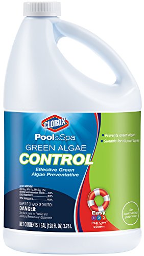 Clorox Pool&Spa Green Algae Control, 1-Gallon 41128CLX