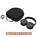 Headphone Headset Case Compatible with JBL/Sony/Soundcore by Anker/BERIBES/KVIDIO Wireless On-Ear Headphones, Black, Gray