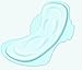 Amazon Brand - Solimo Maxi Pads with Flex-Wings, Extra Heavy Overnight Absorbency, Unscented, Size 5, 20 Count, 1 Pack