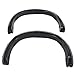Fender Flares Compatible With 2007-2013 Toyota Tundra, Black ABS Pocket Style Wheel Cover Protector Vent Trim by IKON MOTORSPORTS