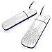 HaloVa Shoe Dryer Electric Footwear Dryer Double Heater Retractable Boot Warmer, Deodorizing Sterilizing, White